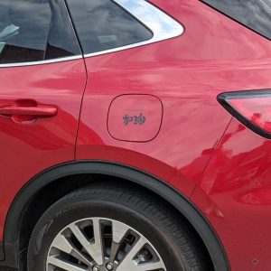Hong Kong Add Oil Car Vinyl Decals 香港加油汽車貼紙 (4 pc)